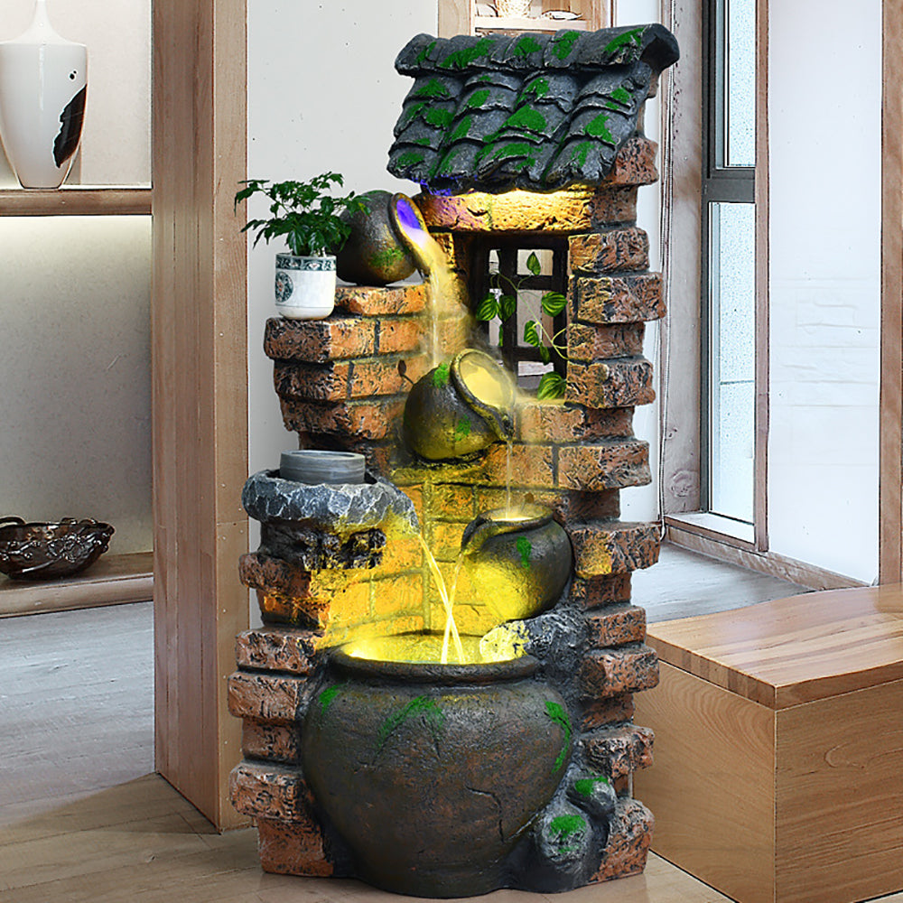 Outdoor Rockery Fish Tank Water Fountain – Lucky Incense