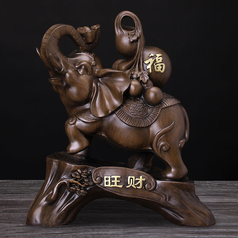 Resin Feng Shui Elephants Set