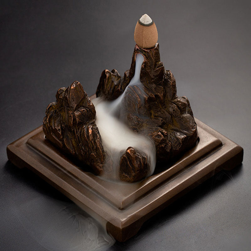 Cow Waterfall Backflow Cone Incense Burner – Lucky Incense