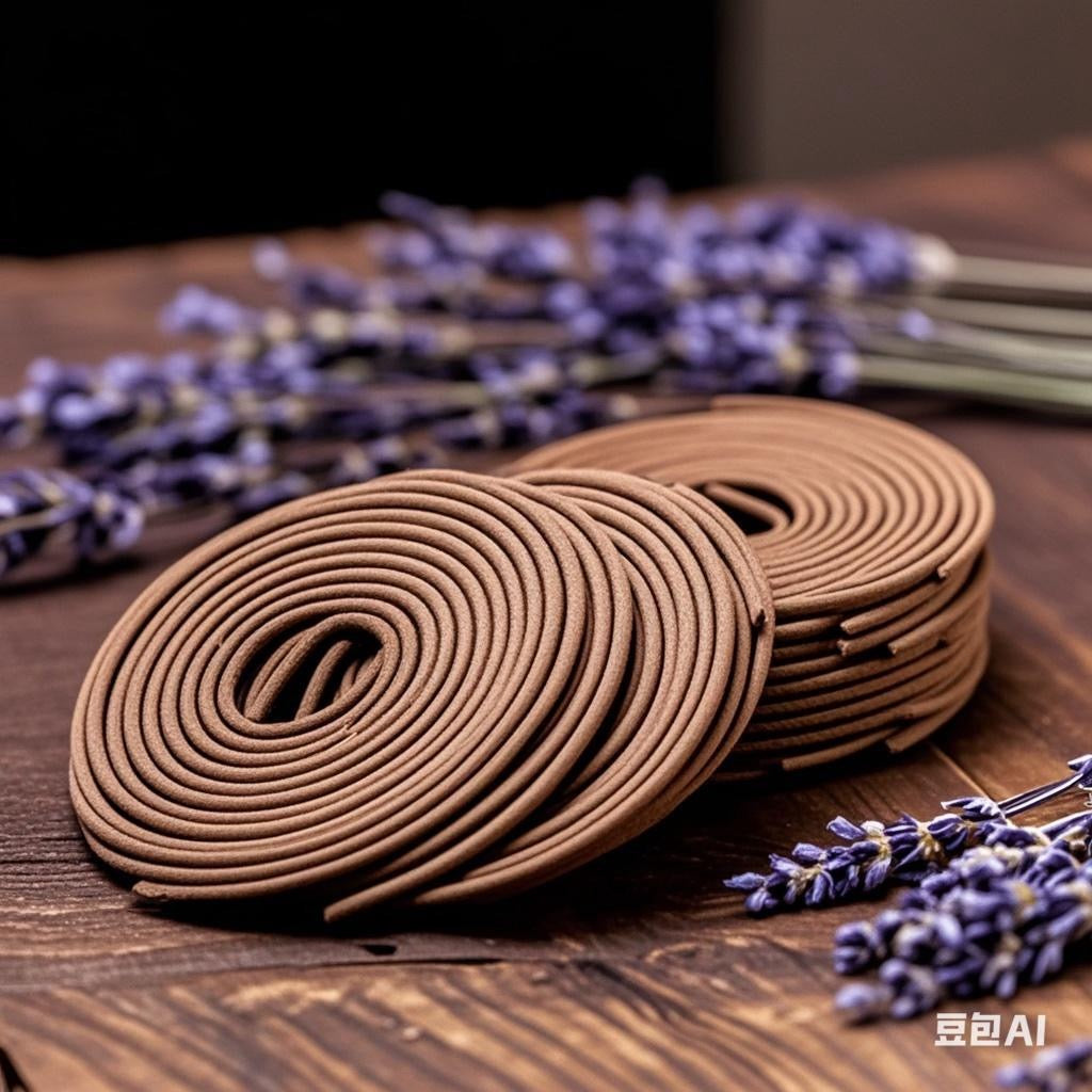 Sweet And Natural Lavender Flower Spiral Incense