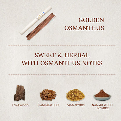 Golden Osmanthus Sandalwood Incense Stick