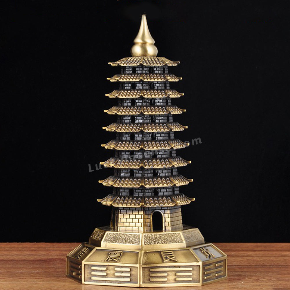 Brass Nine Storeys Wen Chang Pagoda
