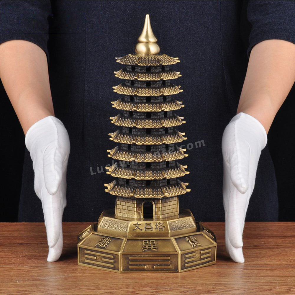 Brass Nine Storeys Wen Chang Pagoda