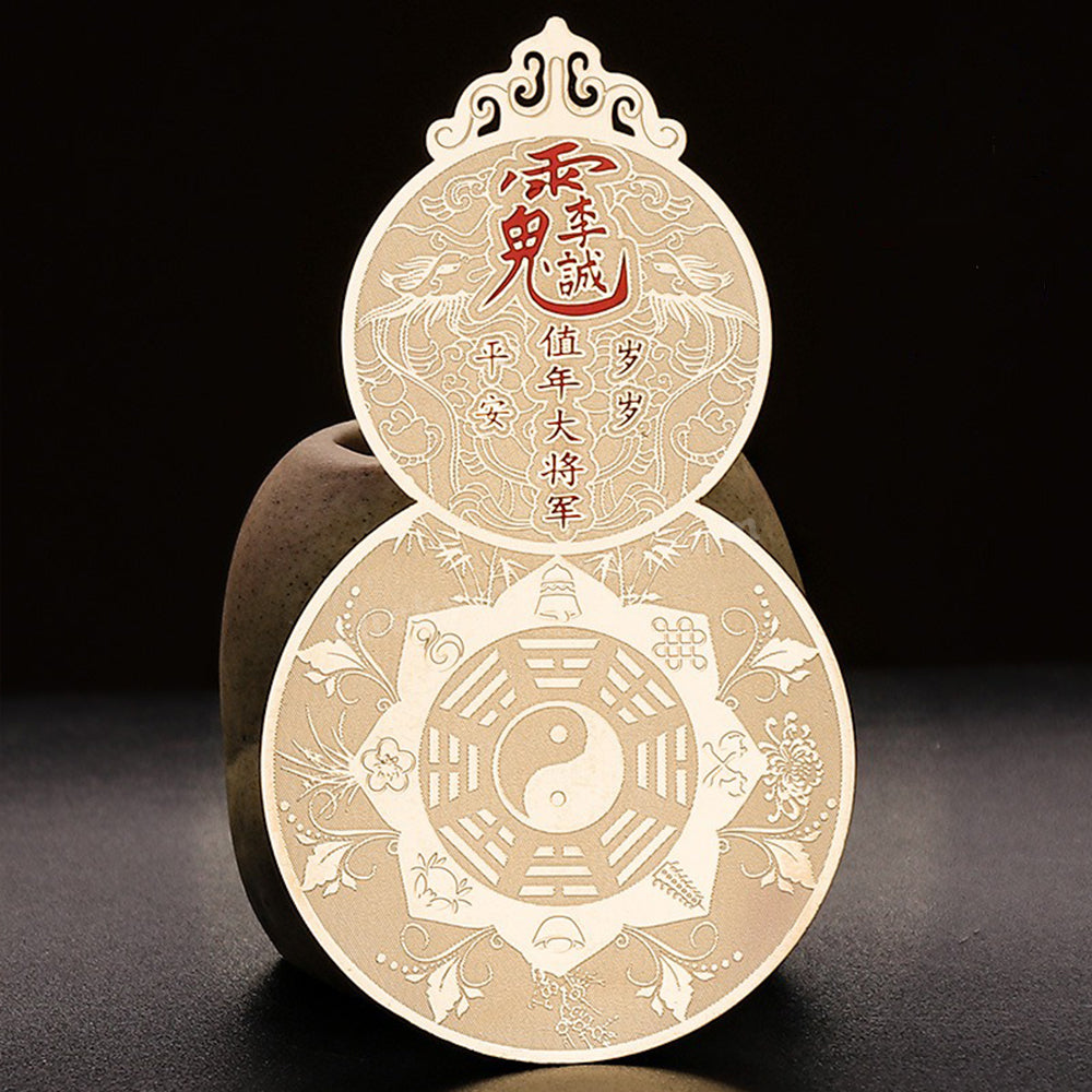 Taoist Tai Sui Fu Gourd Sticker