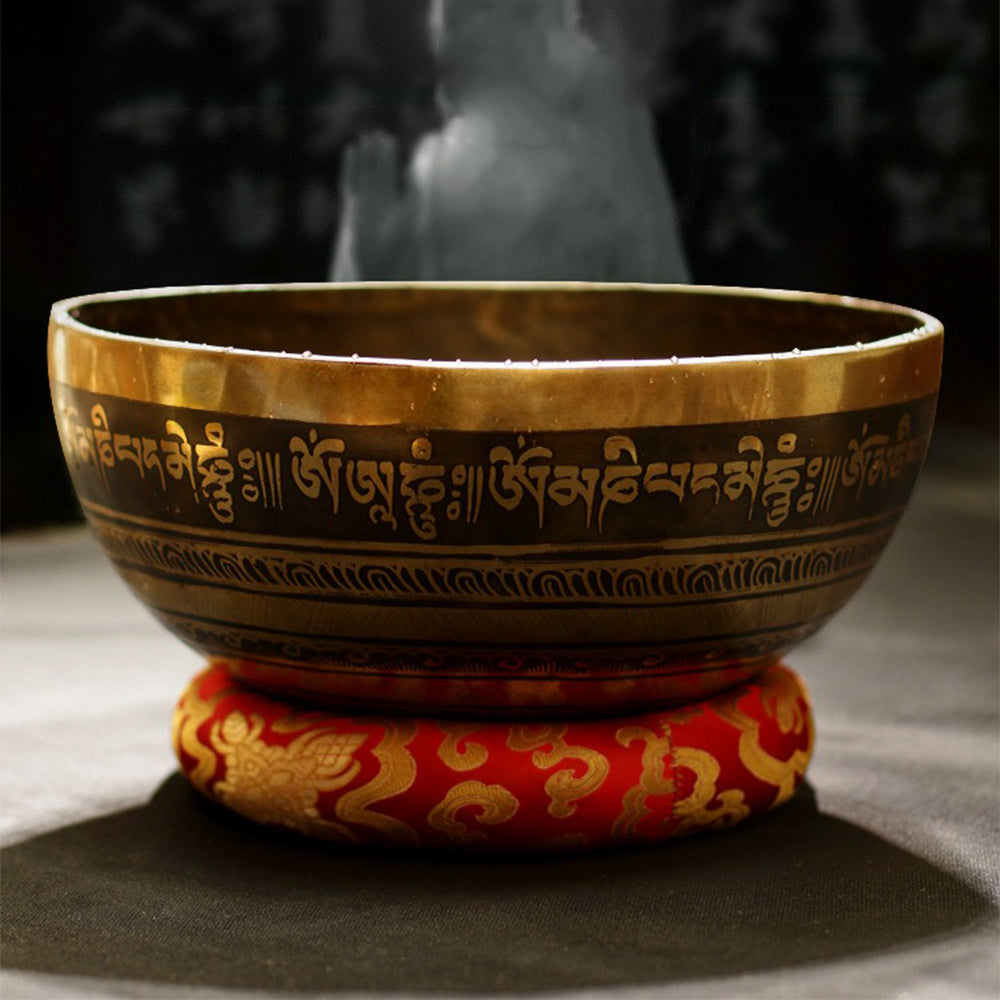 Nepal Meditation Mandala Bronze Singing Bowl