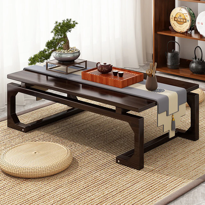 Neo-Chinese style Bamboo Meditation Table Set