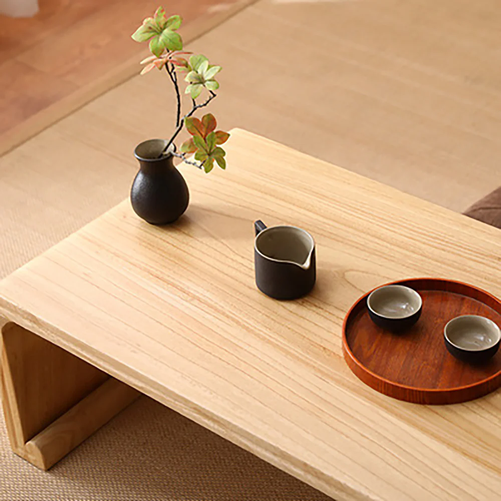 Paulownia Wood Landscape Meditation Table Set