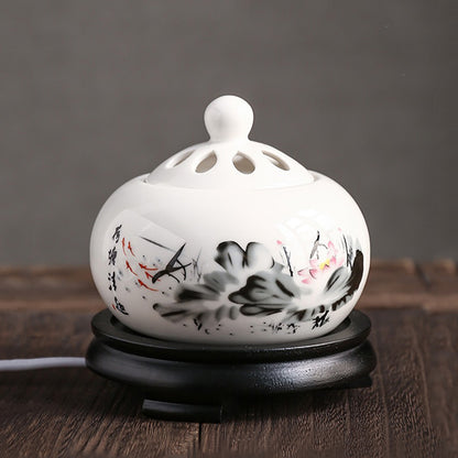 AC110V AC220V Ink Wash Design Incense Burner Electric