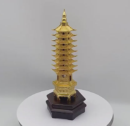 Brass Wen Chang Pagoda Gourd Top