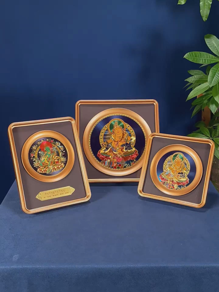 Green Tara Painting Ornament Tibetan Thangka