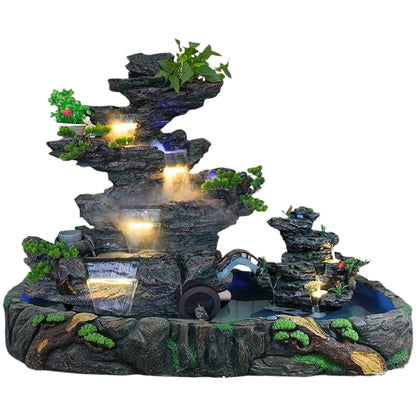 Feng Shui Wheel Rockery Water Fountain Waterfall