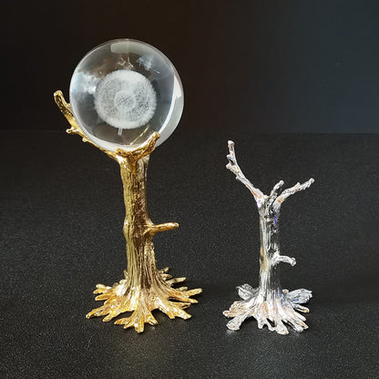 Crystal Ball With Tree Stand For Bedroom