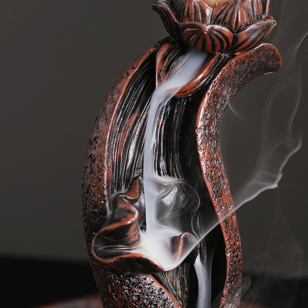 High Mountains And Flowing Water Backflow Incense Burner