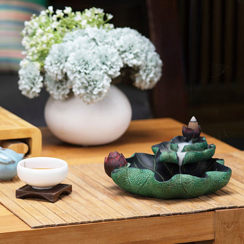 Moonlight in Lotus Pond Backflow Incense Burner