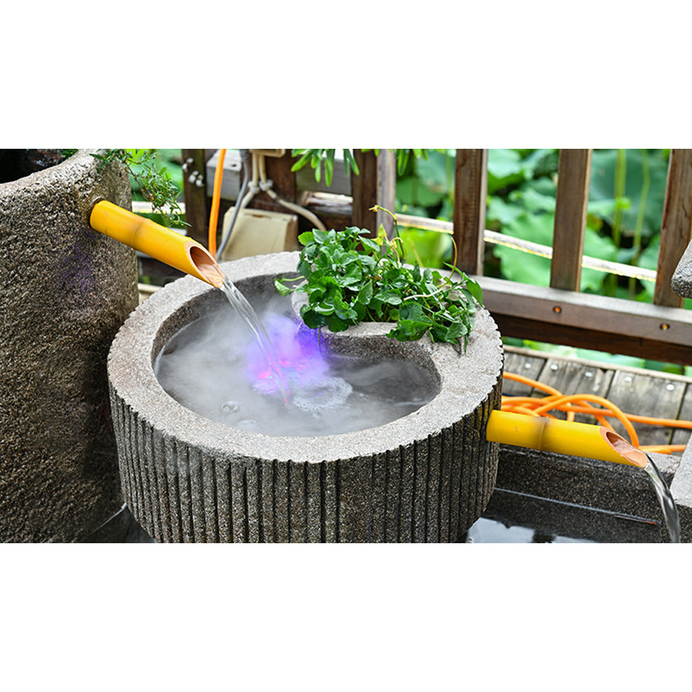 Japanese Style Water Fountain Waterfall Landscape Decoration