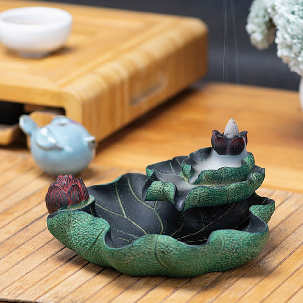 Moonlight in Lotus Pond Backflow Incense Burner