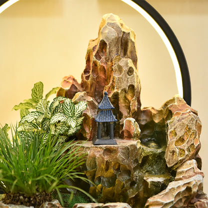 Rockery Desktop Feng Shui Wheel Fountain Ornament