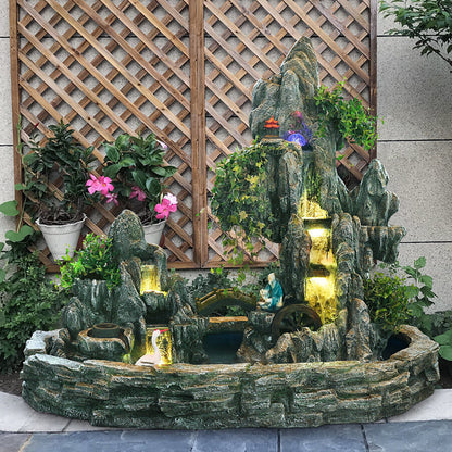 Rockery Large Water Fountain Outdoor Water Landscape Waterfall