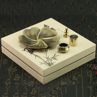 Brass Lotus Stick Incense Holder