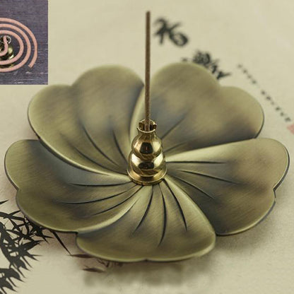 Brass Lotus Stick Incense Holder